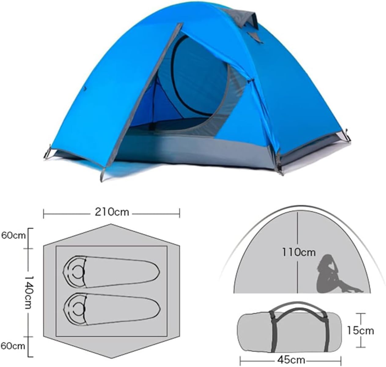 テント 1〜3人用 迷彩柄 水色 フランス PELLIOT テント 1〜3人用 迷彩